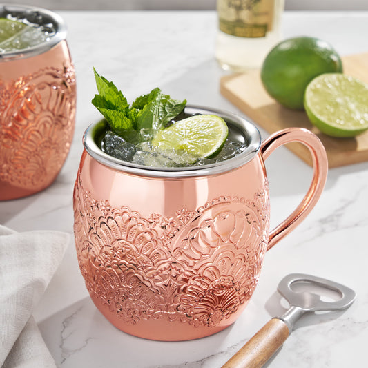 Stainless Steel Moscow Mule Mug, Copper, 16 Oz