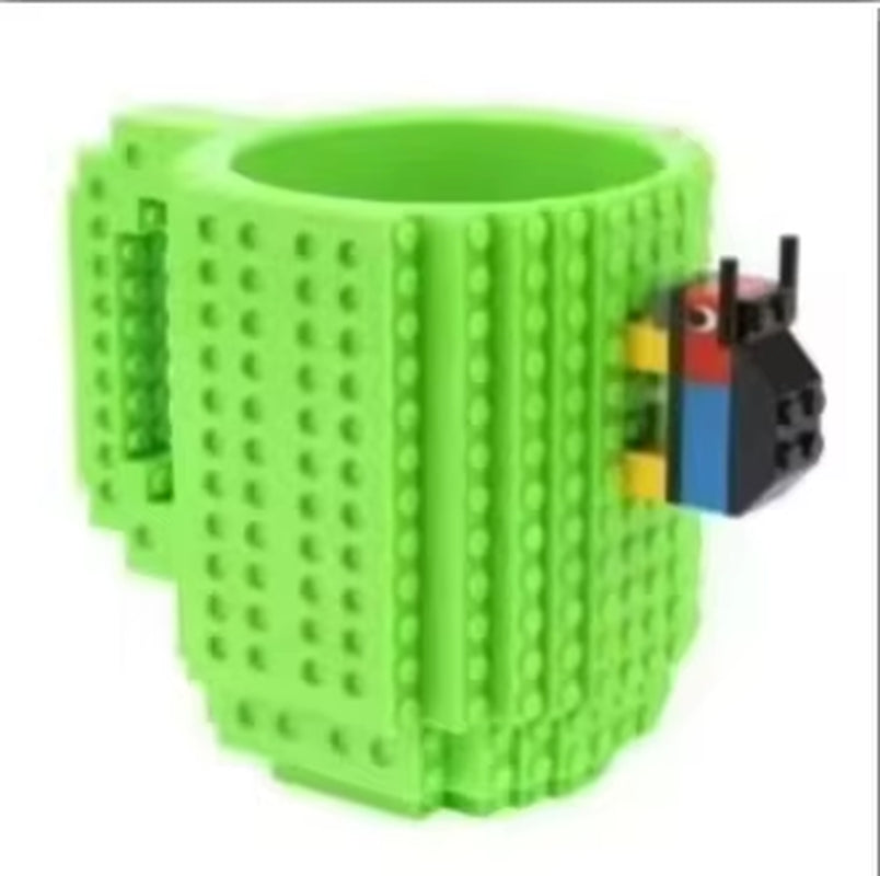 350Ml Creative Milk Mug Coffee Cups Creative Build-On Brick Mug Cups Drinking Water Holder Building Blocks Design