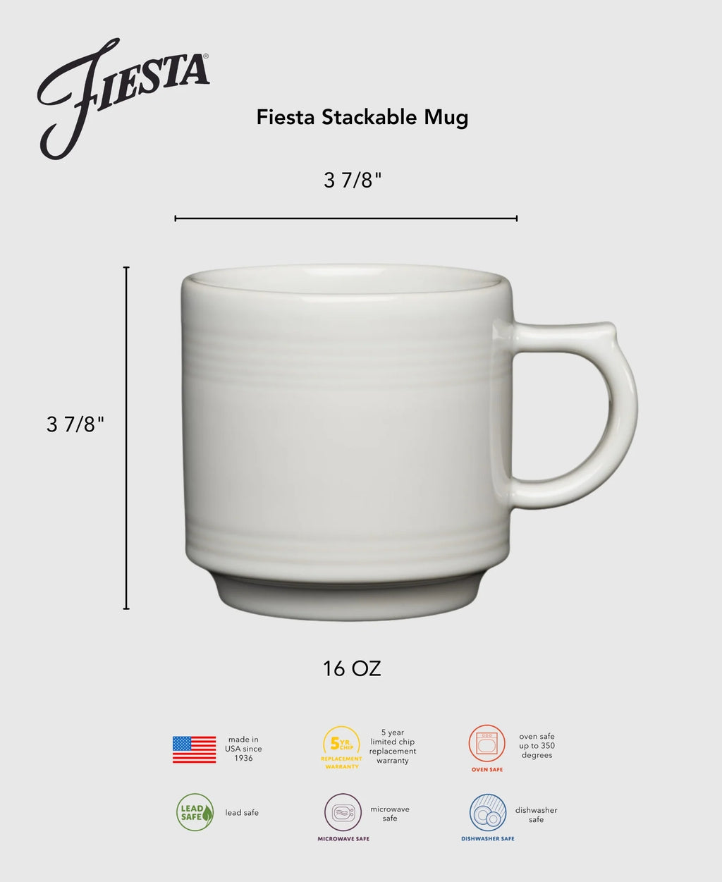 16 OZ Stackable Mug