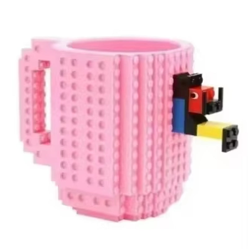 350Ml Creative Milk Mug Coffee Cups Creative Build-On Brick Mug Cups Drinking Water Holder Building Blocks Design