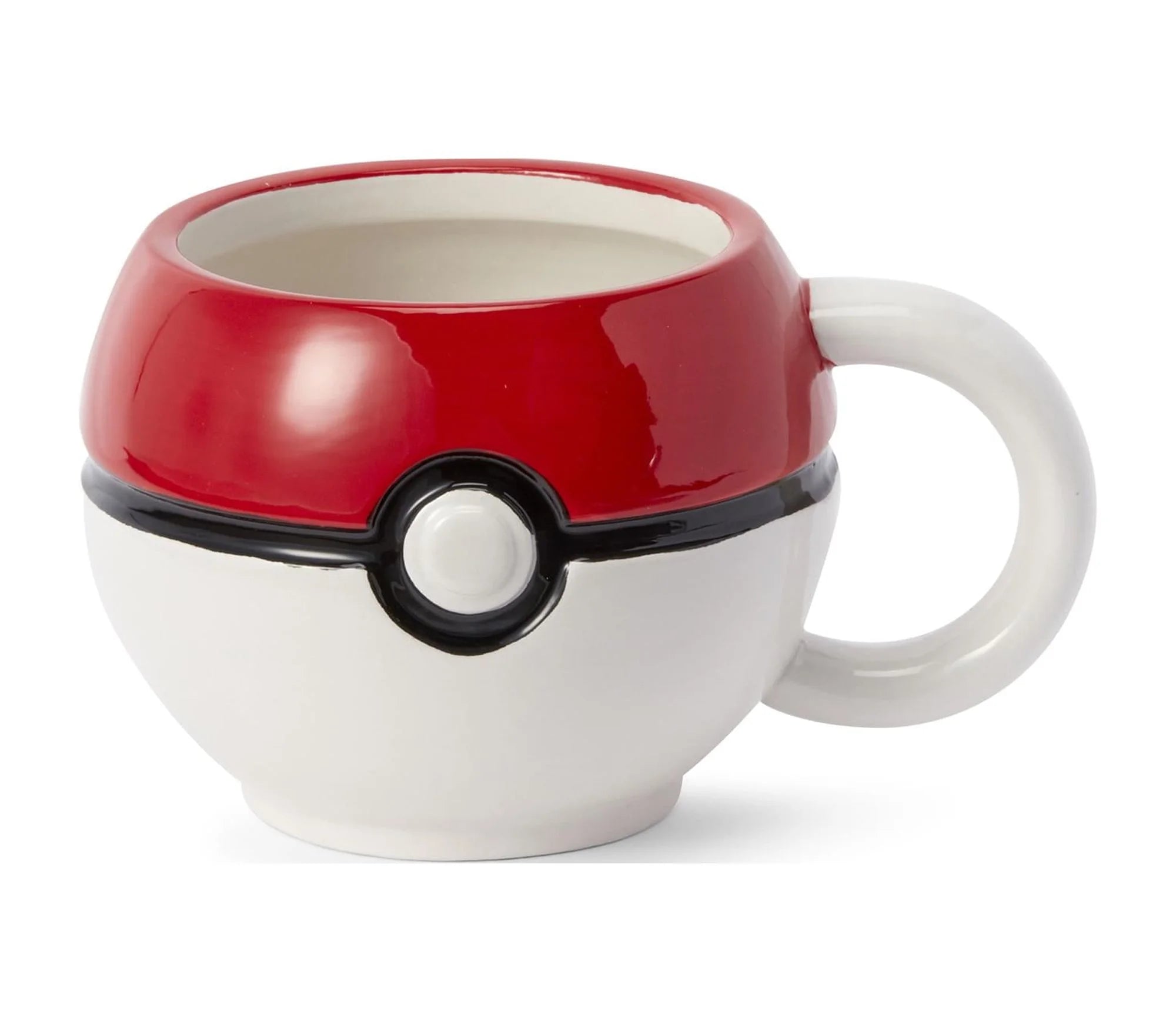 Pokemon Pokeball Ceramic Coffee Mug with Lid