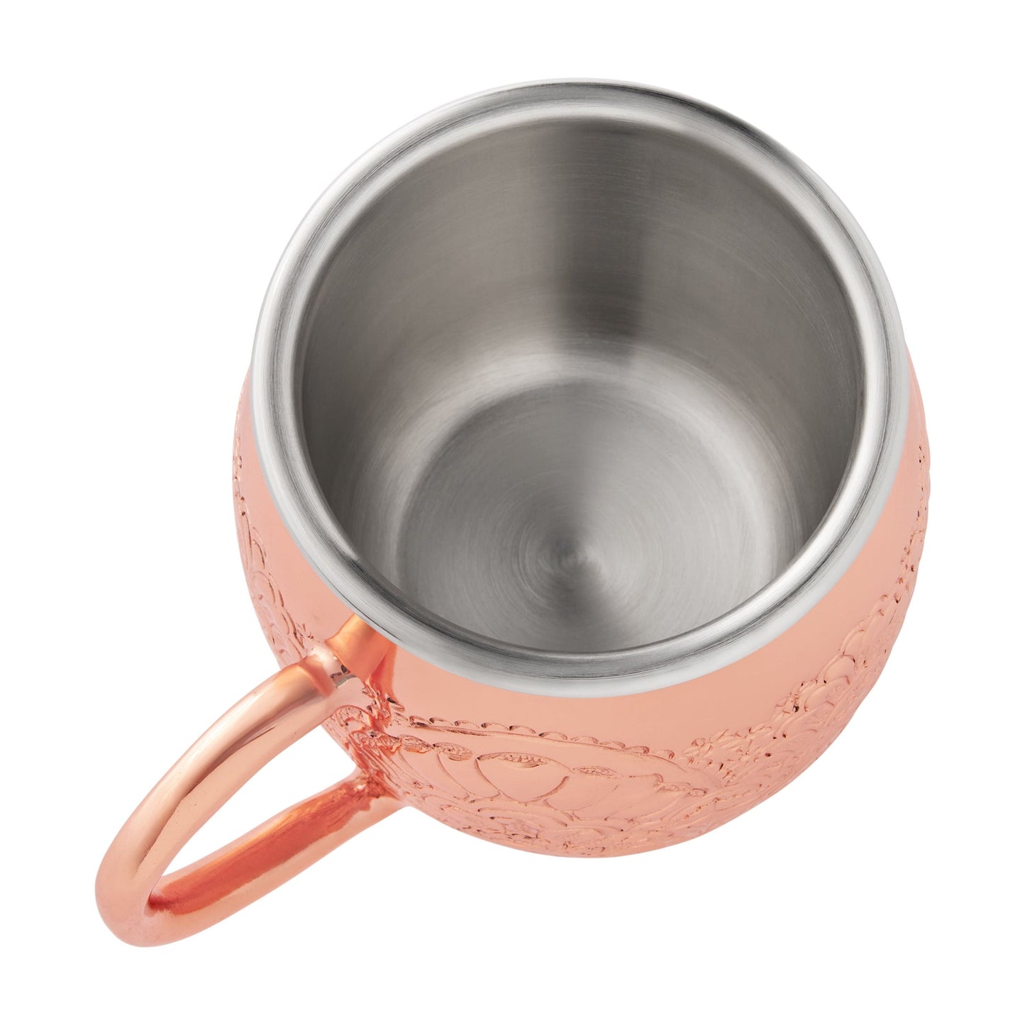 Stainless Steel Moscow Mule Mug, Copper, 16 Oz