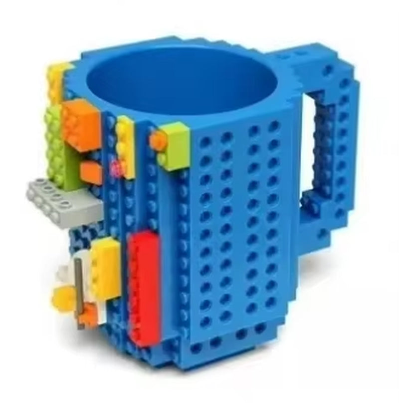 350Ml Creative Milk Mug Coffee Cups Creative Build-On Brick Mug Cups Drinking Water Holder Building Blocks Design