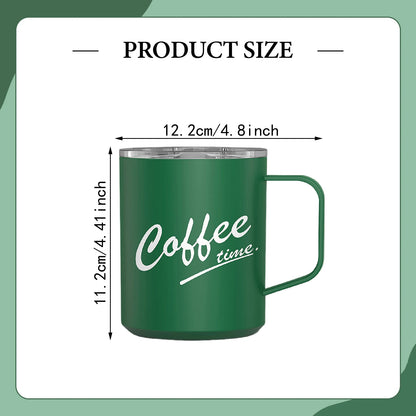 Wood Mug Wooden Coffee Beer Mugs Wood Cup Handmade Tea Cup With Handle For Coffee Milk Tea Drinks, Travel Outdoor Camping Use