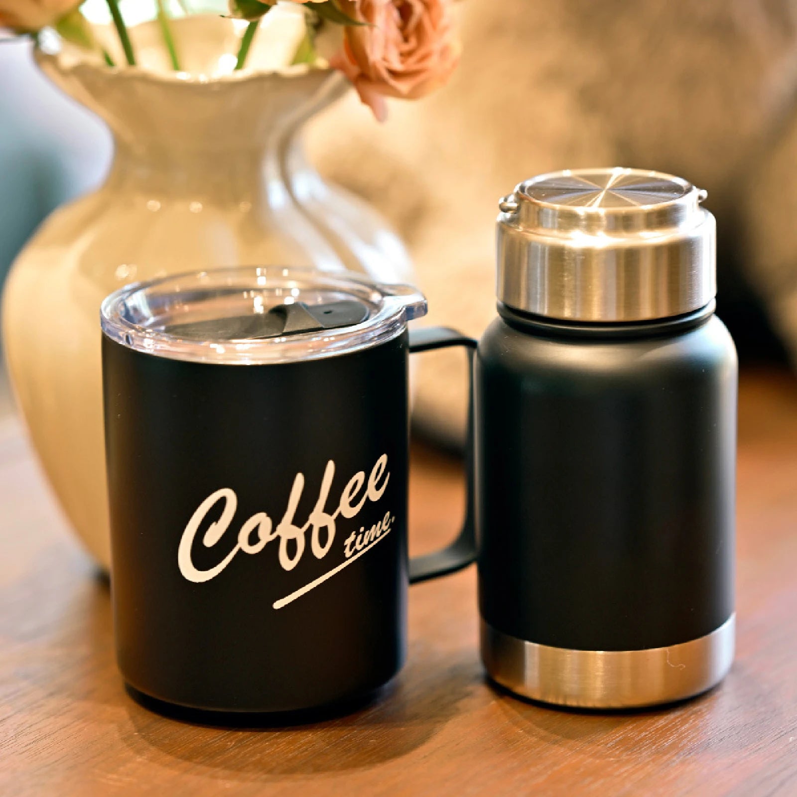 Wood Mug Wooden Coffee Beer Mugs Wood Cup Handmade Tea Cup With Handle For Coffee Milk Tea Drinks, Travel Outdoor Camping Use