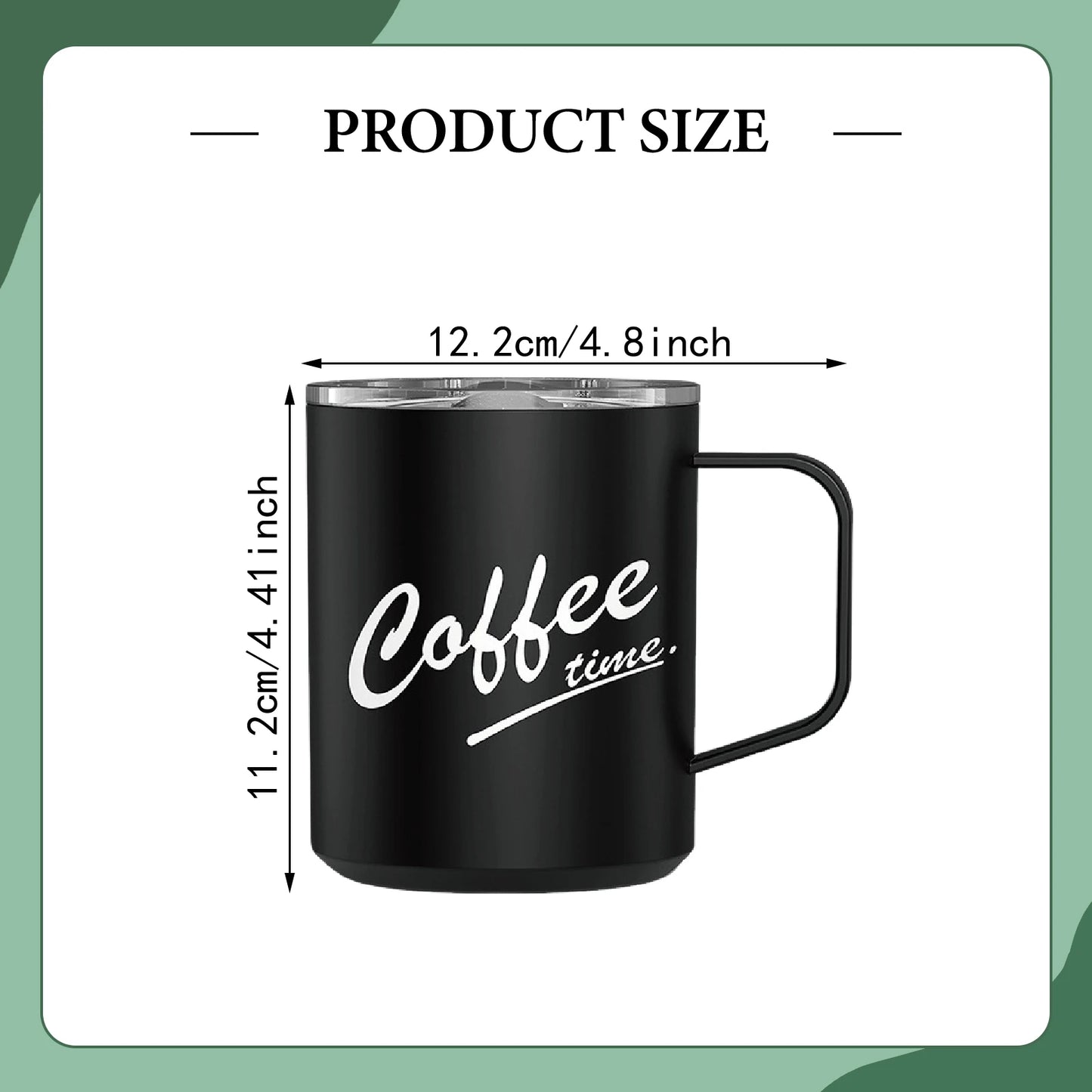 Wood Mug Wooden Coffee Beer Mugs Wood Cup Handmade Tea Cup With Handle For Coffee Milk Tea Drinks, Travel Outdoor Camping Use