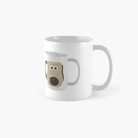 Gromit Classic  Mug Cup Photo Image Drinkware Simple Picture Handle Round Tea Design Printed Gifts Coffee