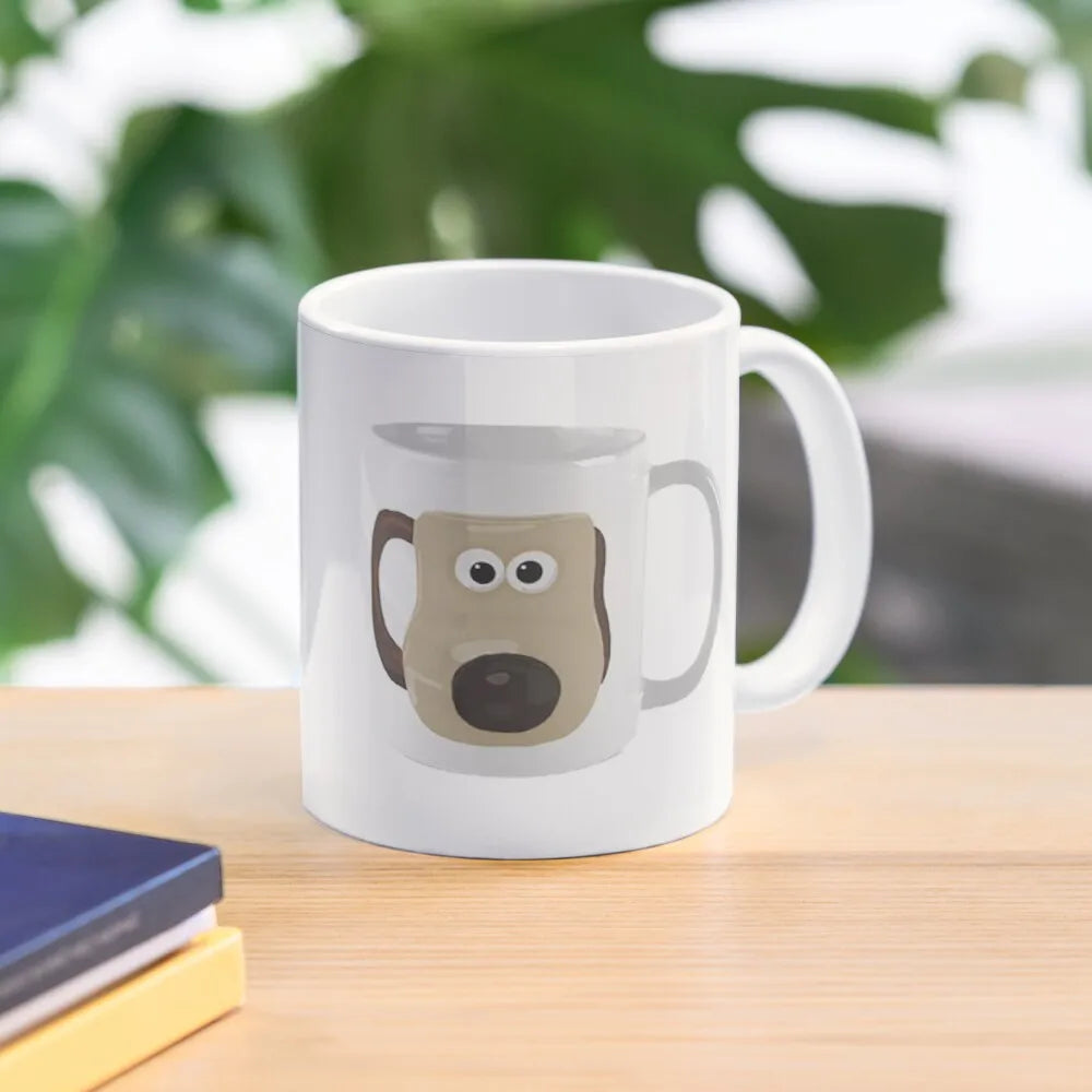Gromit Classic  Mug Cup Photo Image Drinkware Simple Picture Handle Round Tea Design Printed Gifts Coffee