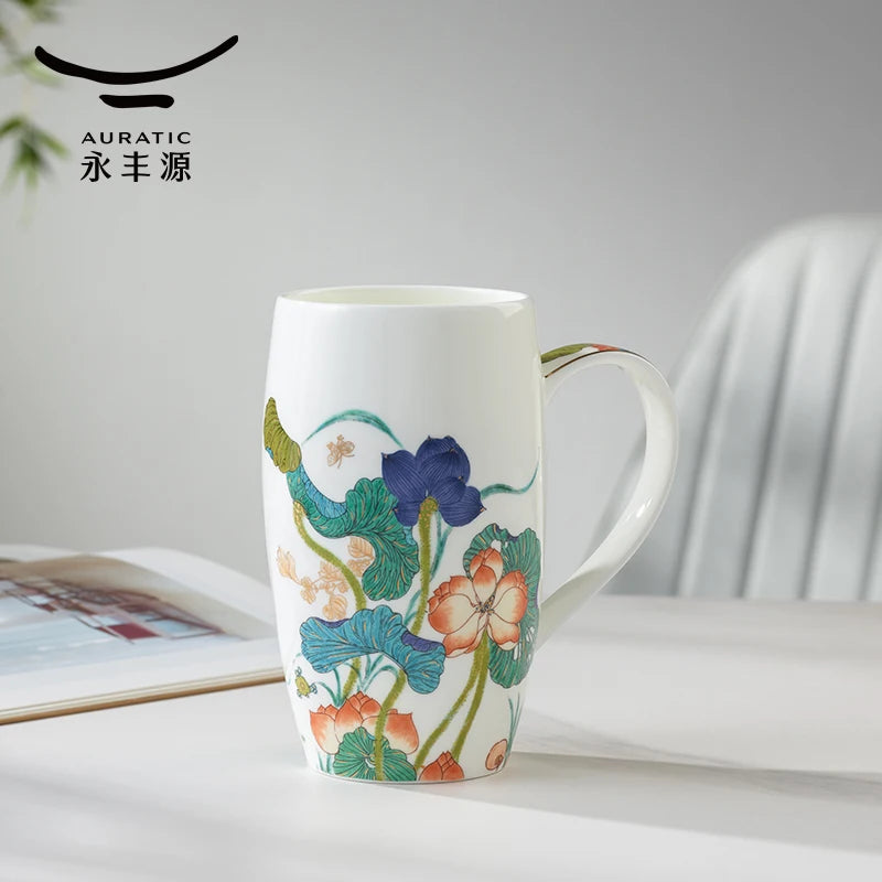 mug ceramic water cup teacup single cup gift box