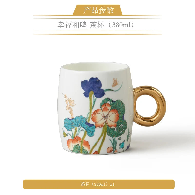 mug ceramic water cup teacup single cup gift box