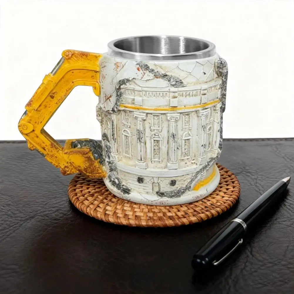 Construction-themed Coffee Mug Excavator Design Mug Construction-themed 3d Excavator Mug with Someone for Construction for Home