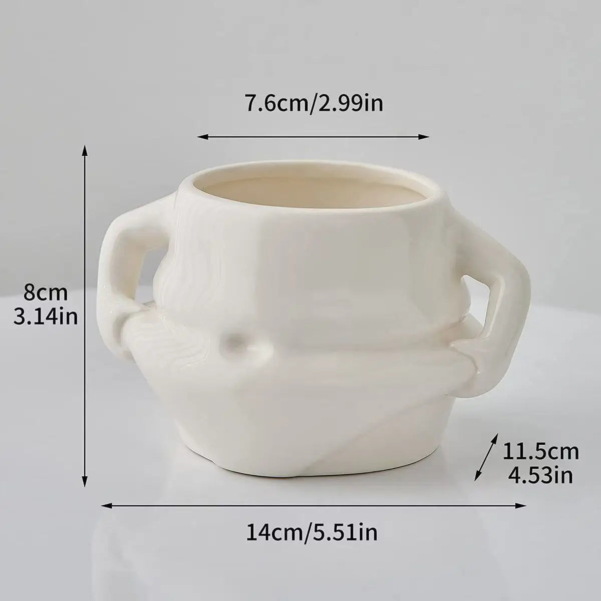 European 350ml Cute Belly Mug Ceramic Water Cup Office Creative Trendy Milk Breakfast Cup Coffee Cup