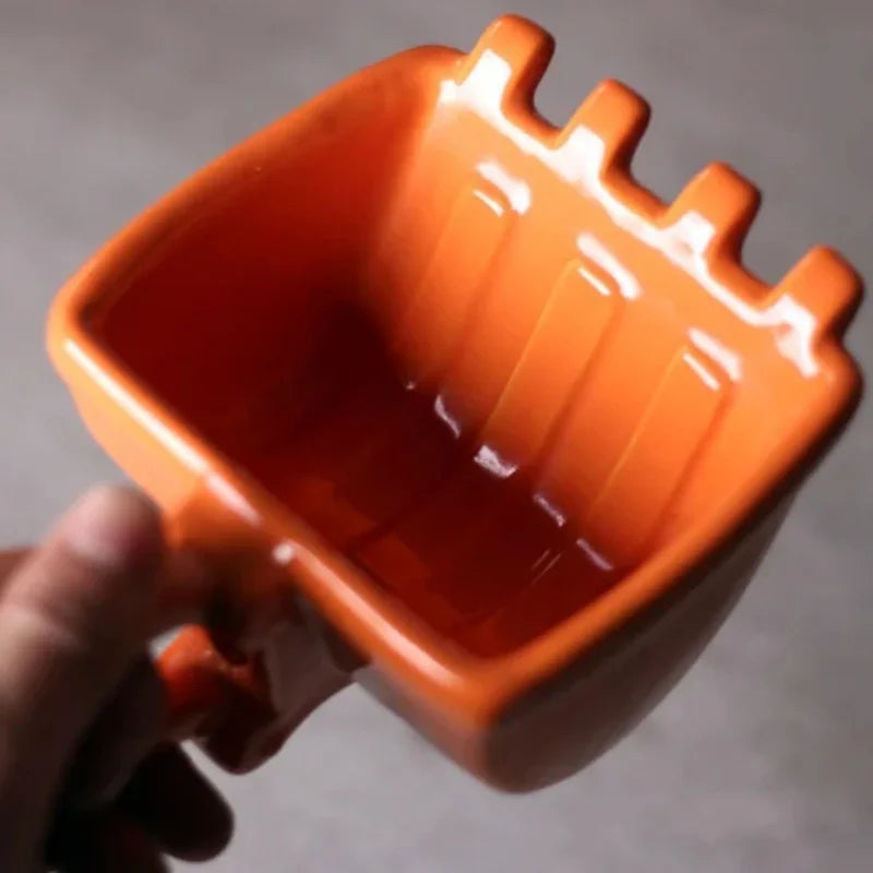 330ml Funny Mugs Excavator Bucket Model Coffee Mugs Creative For Dessert Mug Cups For Coffee Best Gift Canecas Cake Cup