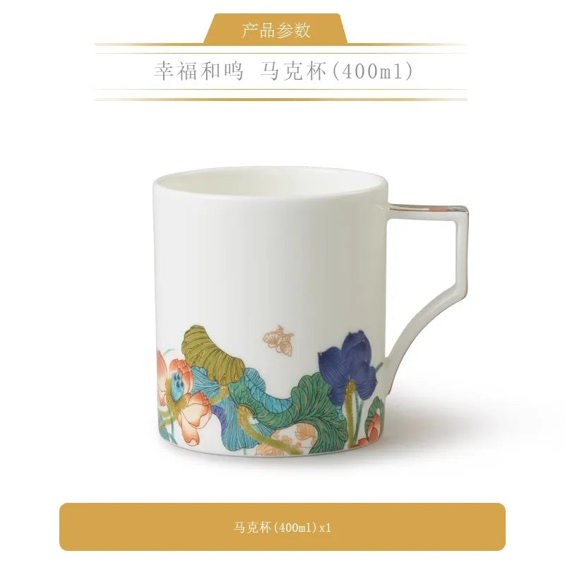mug ceramic water cup teacup single cup gift box