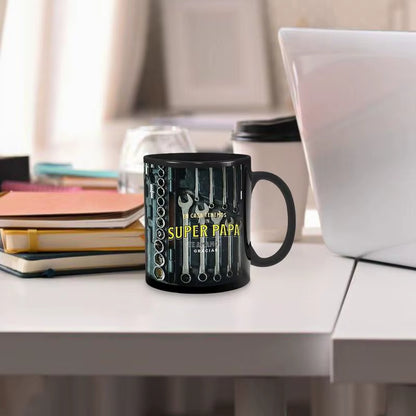 Mechanic Toolbox Set Mug Tea Cup Coffee Cup for Mechanics Mechanic Toolbox Pattern Funny Birthday Gifts Creative Ceramic Mug