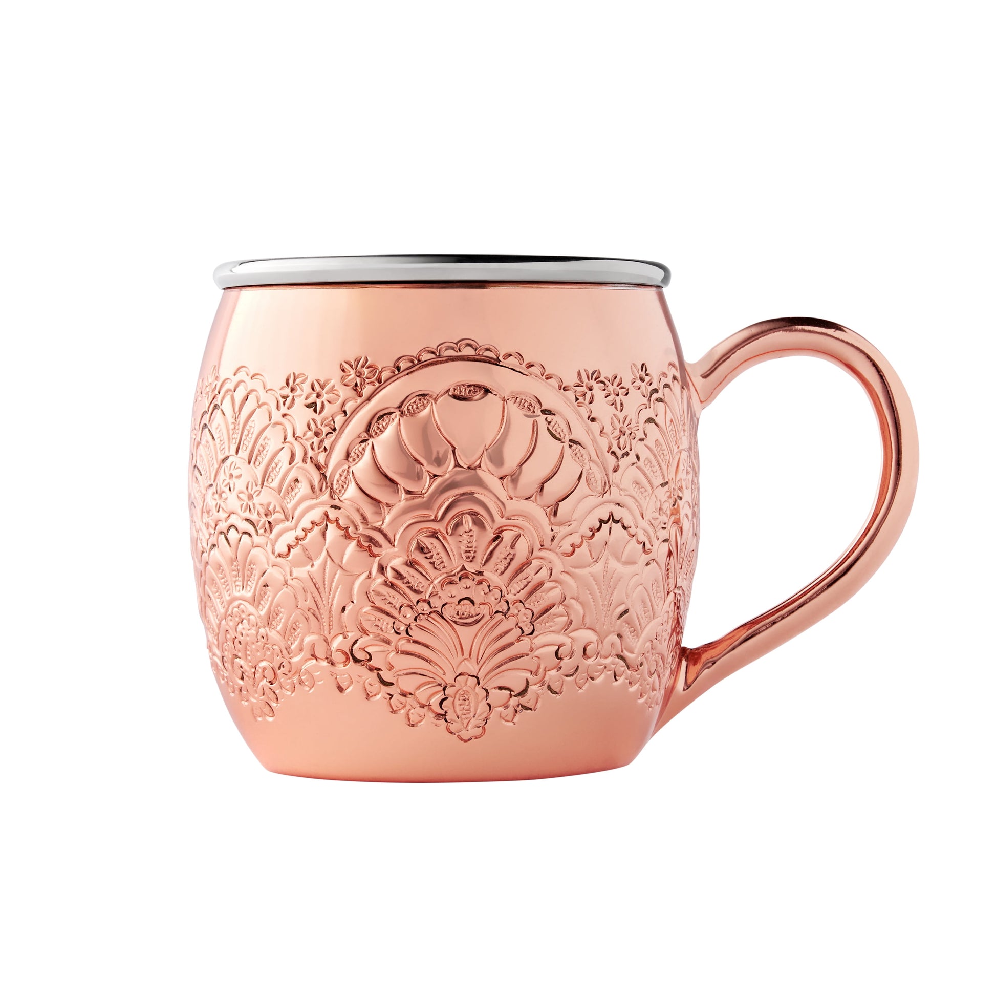 Stainless Steel Moscow Mule Mug, Copper, 16 Oz