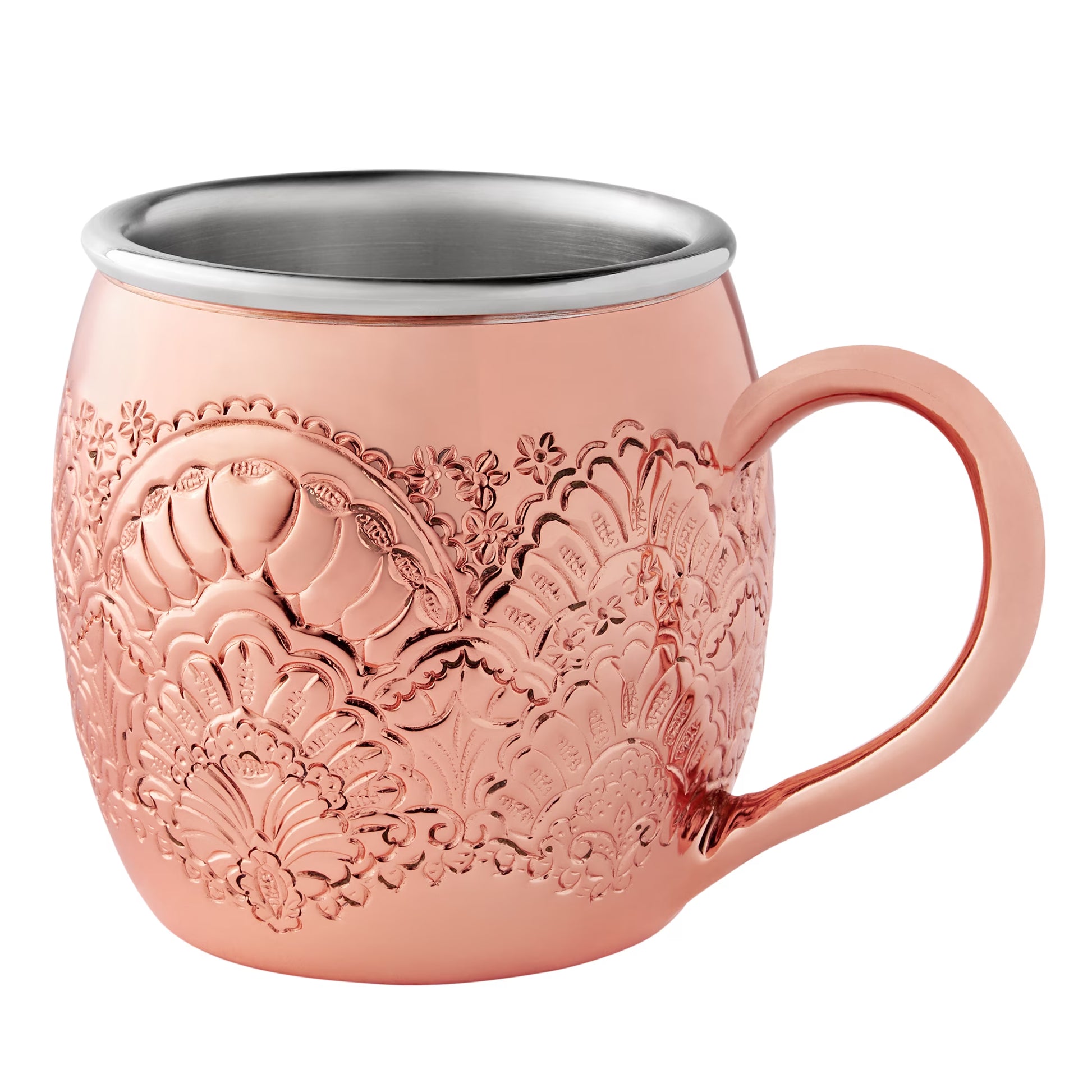 Stainless Steel Moscow Mule Mug, Copper, 16 Oz
